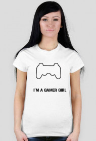 I'M A GAMER GIRL WERSJA PADA CZARNA