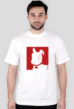 TShirt Pies Max (M) Biała