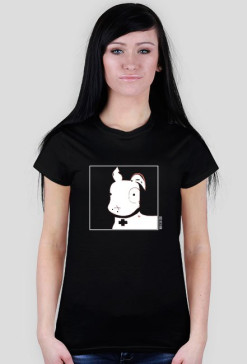 TShirt Pies Max B/W (K) Czarna