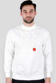 Bluza Pies Max 3x3 B/W (M) Biała