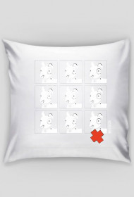 Poduszka Pies Max 3x3 B/W