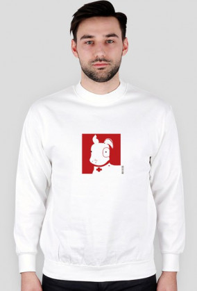 Bluza Pies Max (M) Biała