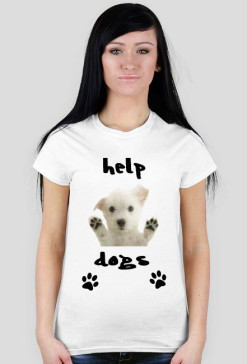 HELP DOGS T-SHIRT WEST