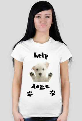 HELP DOGS T-SHIRT WEST