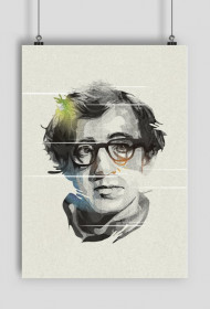 Woody Allen portrait design