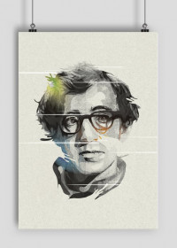 Woody Allen portrait design