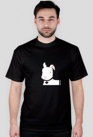 TShirt Pies Max B/W (M) Czarna