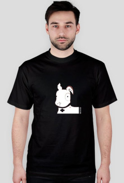 TShirt Pies Max B/W (M) Czarna