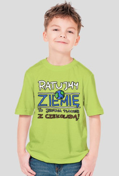 Koszulka Ratujmy Ziemię! Dla dzieci