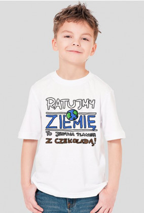 Koszulka Ratujmy Ziemię! Dla dzieci