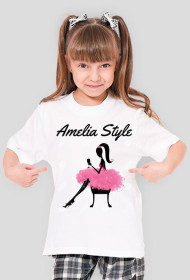 Koszulka dziewczęca-z logo sklepu