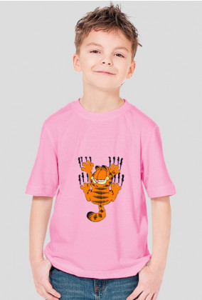 Koszulka chłopięca z Garfieldem + imię
