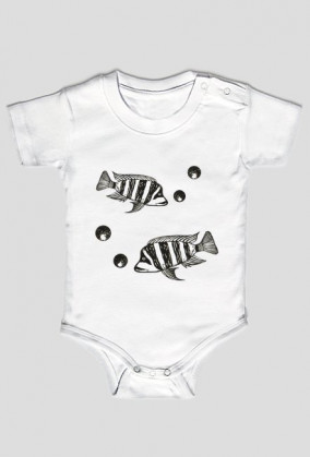 Body dziecięce Ryby (wzór1)