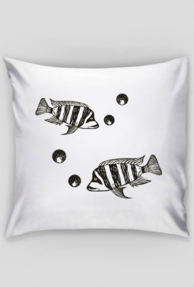 Poszewka na poduszkę Ryby (wzór1)