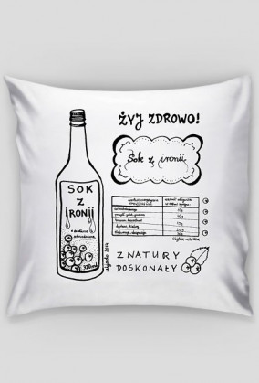 Poszewka na poduszkę Sok z Ironii