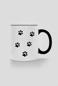 HELP DOGS CUP WHITE-BLACK WEST
