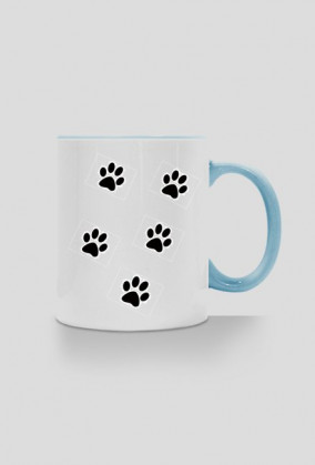 HELP DOGS CUP WHITE-BLUE WEST