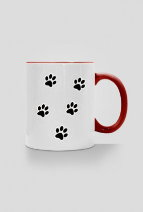 HELP DOGS CUP WHITE-RED WEST