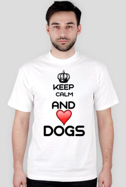 KEEP CALM WHITE T-SHIRT