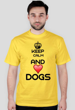 KEEP CALM YELLOW T-SHIRT