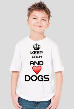 KEEP CALM WHITE T-SHIRT