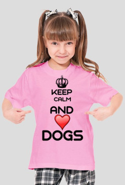 KEEP CALM PINK T-SHIRT