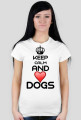 KEEP CALM WHITE T-SHIRT