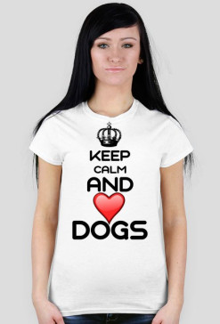KEEP CALM WHITE T-SHIRT