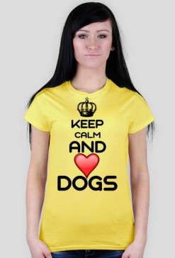 KEEP CALM YELLOW T-SHIRT