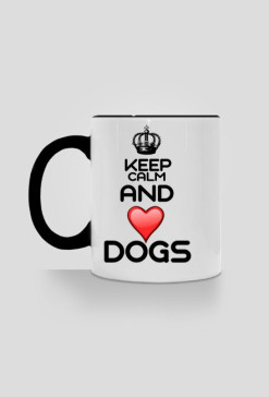 KEEP CALM BLACK CUP