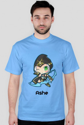 Ashe - LoL - Koszulka męska