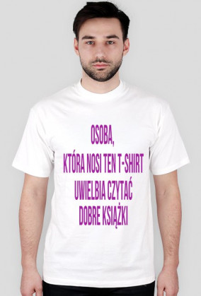 osoba, która nosi ten T-shirt
