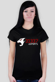 koszulka damska białe logo