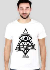 Męska Koszulka Slim - Illuminati Trust Nobody