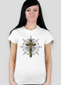 Krzyż - koszulka damska