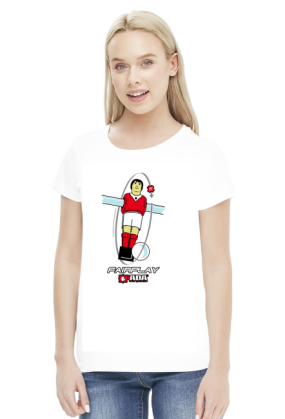 Koszulka damska - Piłkarz. Pada