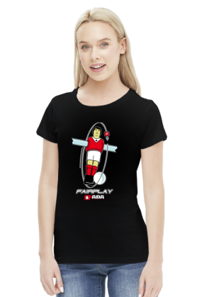 Koszulka damska - Piłkarz. Pada