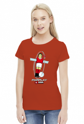 Koszulka damska - Piłkarz. Pada