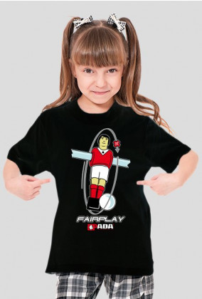 Koszulka dla dziewczynki - Piłkarz. Pada