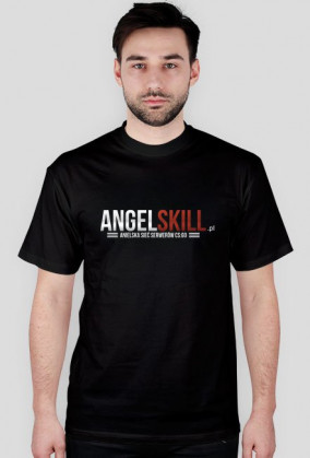 Męska koszulka z anielskim logiem