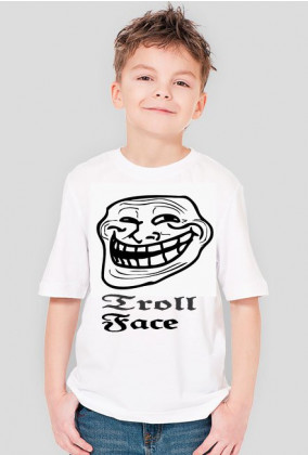 Dziecięca koszulka - Troll Face