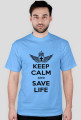 Keep Calm light blue