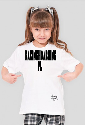 Koszulka RacingHoarding PL z podpisem dla dziewczynek