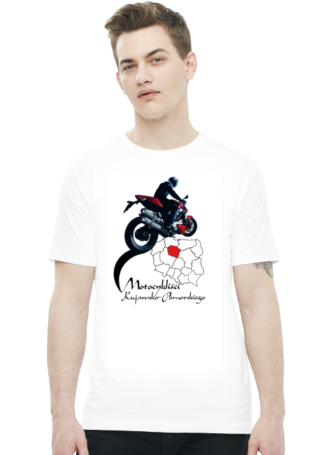 Motocykliści kujawsko-pomorskiego - koszulka męska