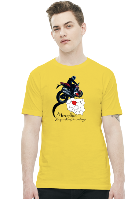 Motocykliści kujawsko-pomorskiego - koszulka męska