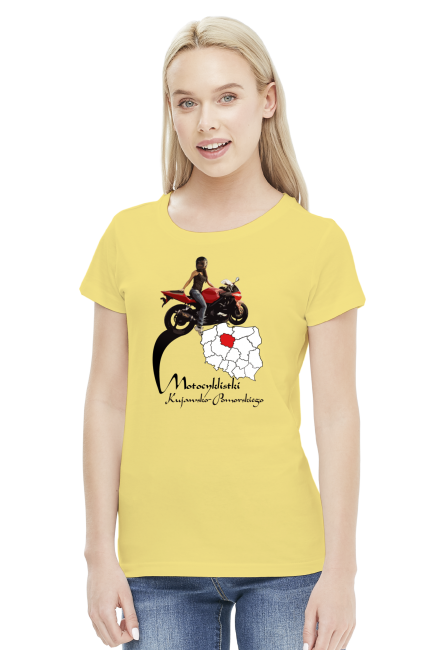 Motocyklistki kujawsko-pomorskiego - koszulka damska