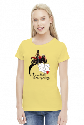 Motocyklistki podkarpackiego - koszulka damska