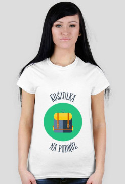 Koszulka na podróż z plecakiem