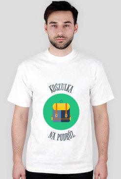 Koszulka na podróż z plecakiem