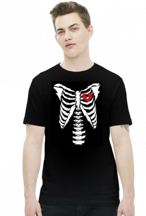 Koszulka ze szkieletem